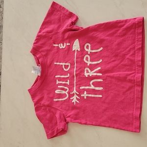 Wild & three shirt